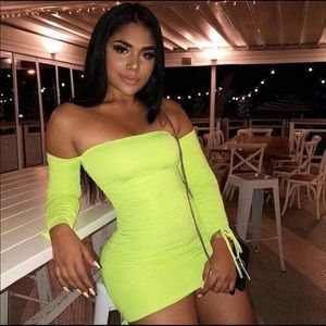 Lime green oh prolly dress